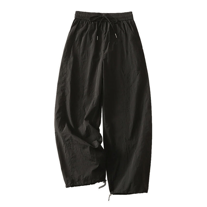 Buddha Stones夏用 ヴィンテージ 無地 ドローストリング カフス レディース パンツ ポケット付き - image 20