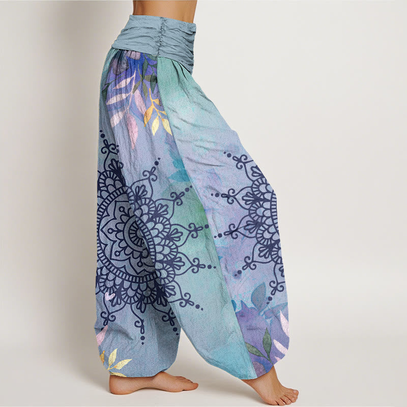 Buddha Stonesカジュアル マンダラ柄 レディース ハーレムパンツ - image 7