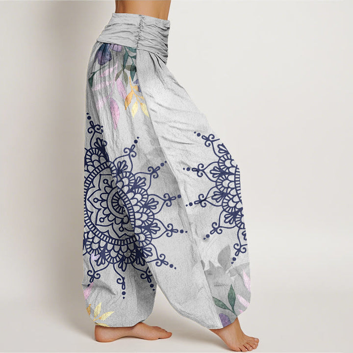 Buddha Stonesカジュアル マンダラ柄 レディース ハーレムパンツ - image 10