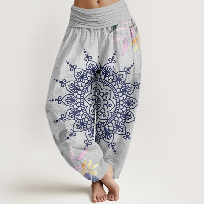 Buddha Stonesカジュアル マンダラ柄 レディース ハーレムパンツ - ゲインズボロ - US22、 UK/AU26、 EU54 (6XL) - image 8