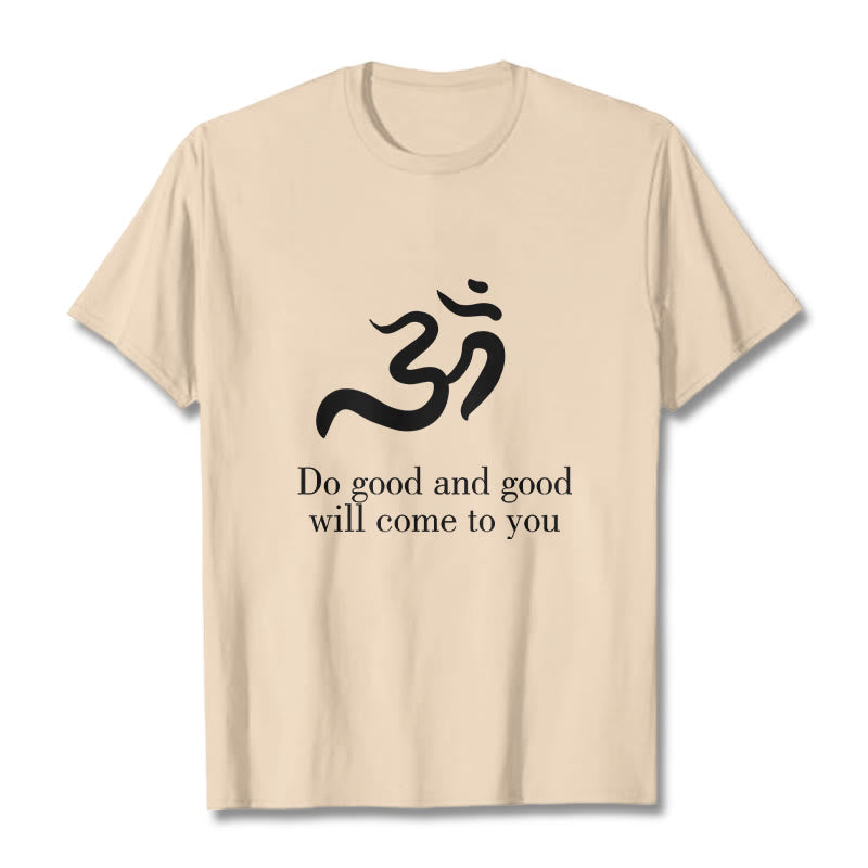 Buddha StonesカジュアルオームシンボルサンスクリットスピリチュアルデザインコットンTシャツ - ビスク - 2XL - image 9