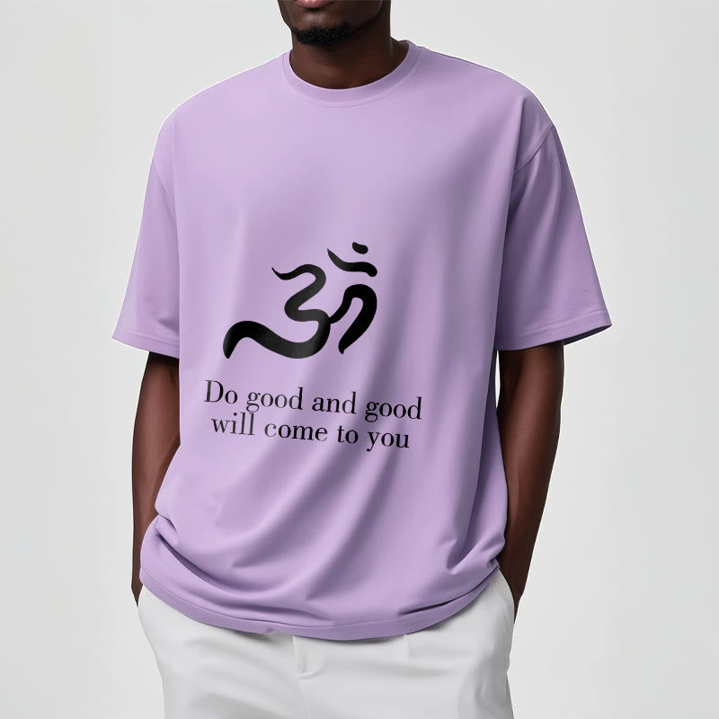 Buddha StonesカジュアルオームシンボルサンスクリットスピリチュアルデザインコットンTシャツ - image 18