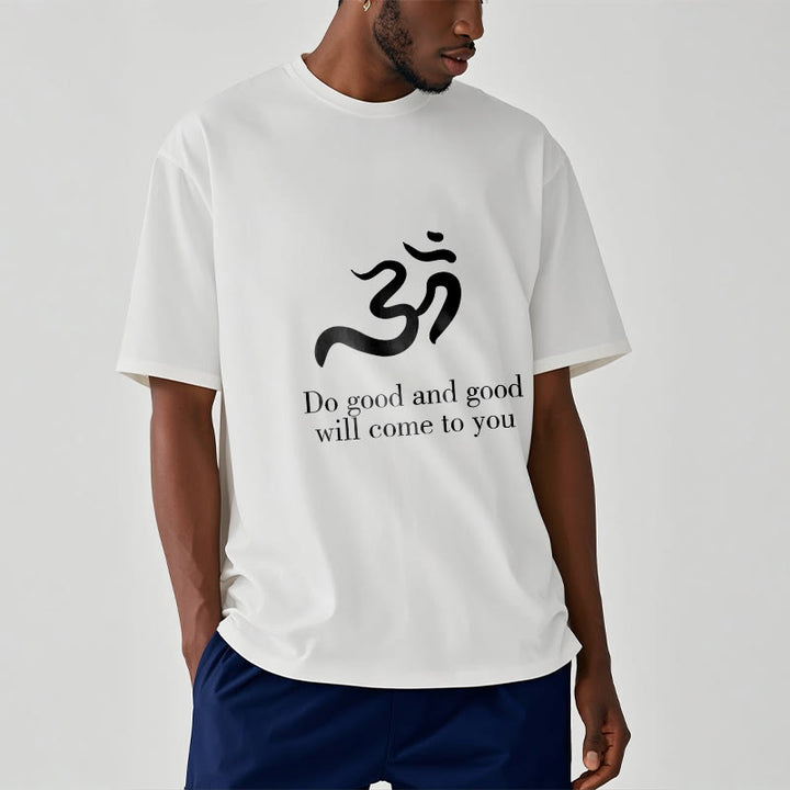 Buddha StonesカジュアルオームシンボルサンスクリットスピリチュアルデザインコットンTシャツ - image 7
