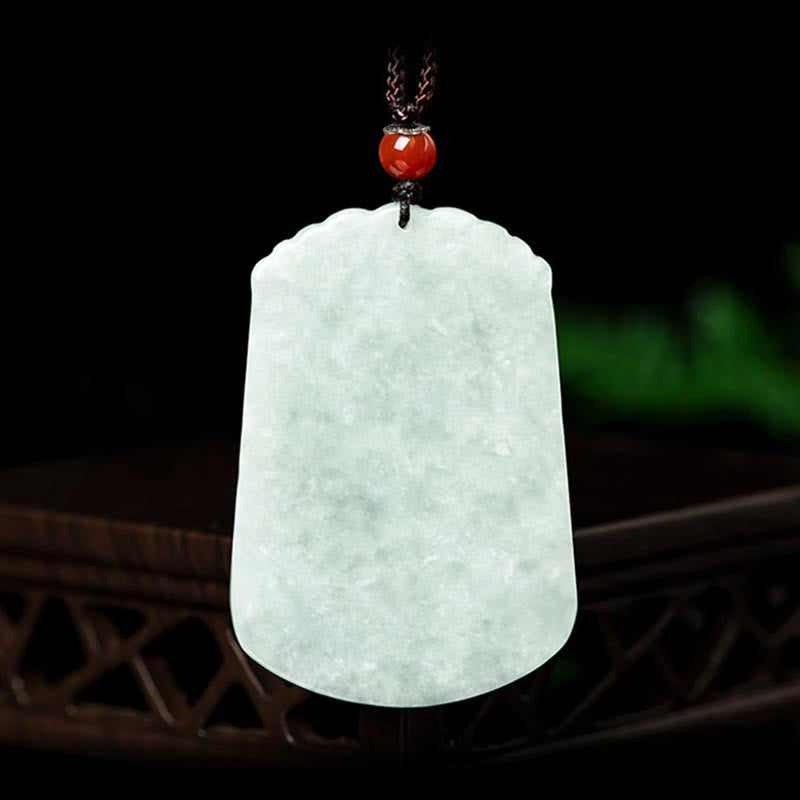 Buddha Stones天然翡翠12星座の豊穣のお守りペンダントネックレス - image 2
