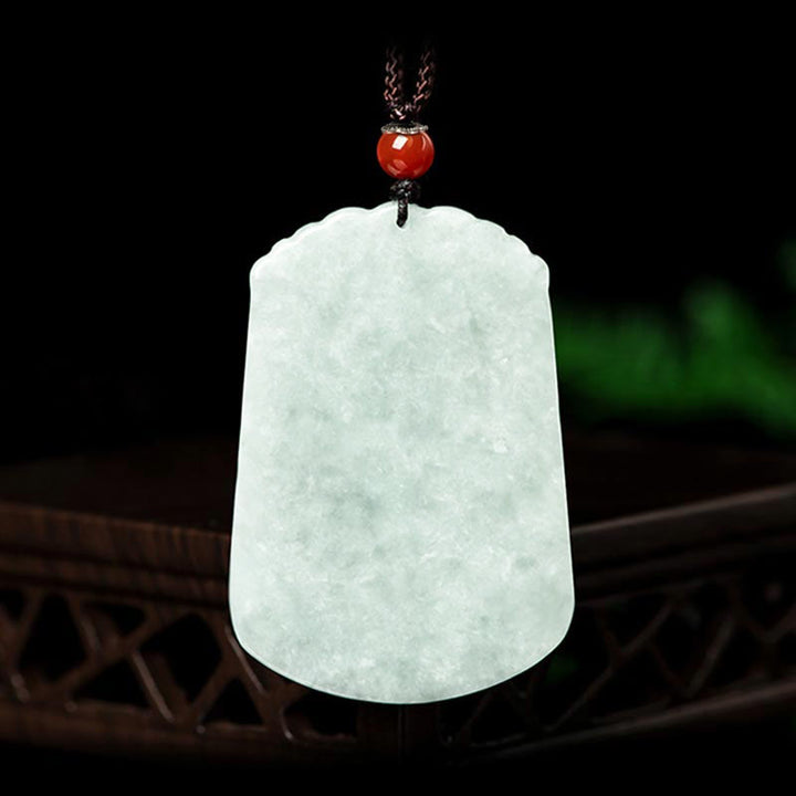 Buddha Stones天然翡翠12星座の豊穣のお守りペンダントネックレス - image 2