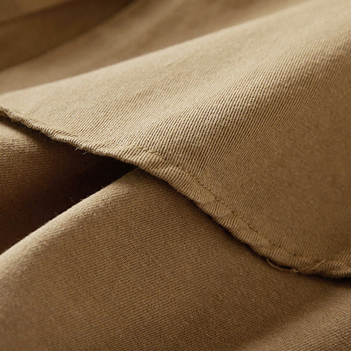 Buddha Stones秋 不規則なデザイン 長袖 レディース コットンリネン ラペルジャケット ポケット付き - image 4