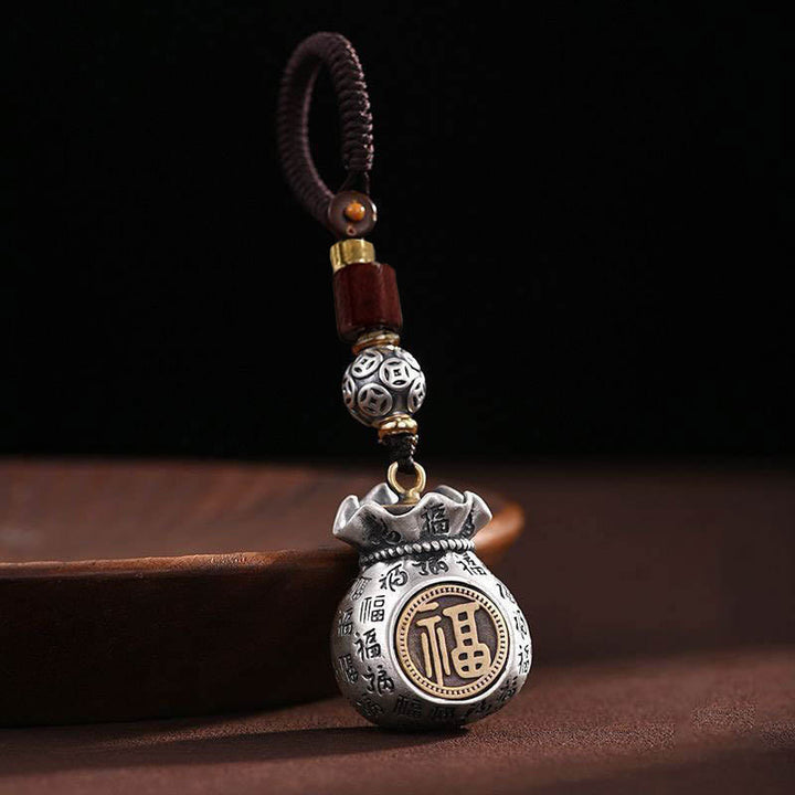 Buddha Stonesフーキャラクターマネーバッグ毎日お金が儲かる幸運繁栄キーチェーン