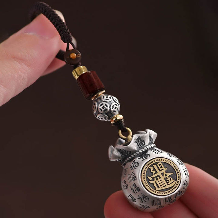 Buddha Stonesフーキャラクターマネーバッグ毎日お金が儲かる幸運繁栄キーチェーン