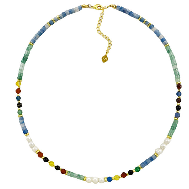 Buddha Stonesパールガラスヒーリングネックレスペンダント - image 8