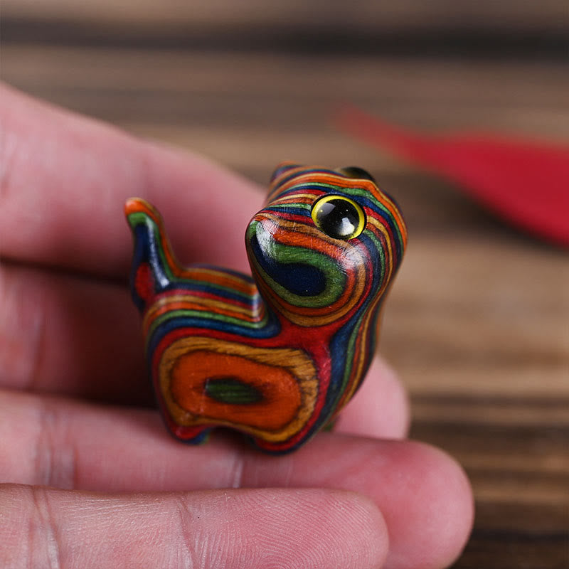 Buddha Stonesレインボーユーカリ かわいい猫動物 落ち着いた装飾 - image 7