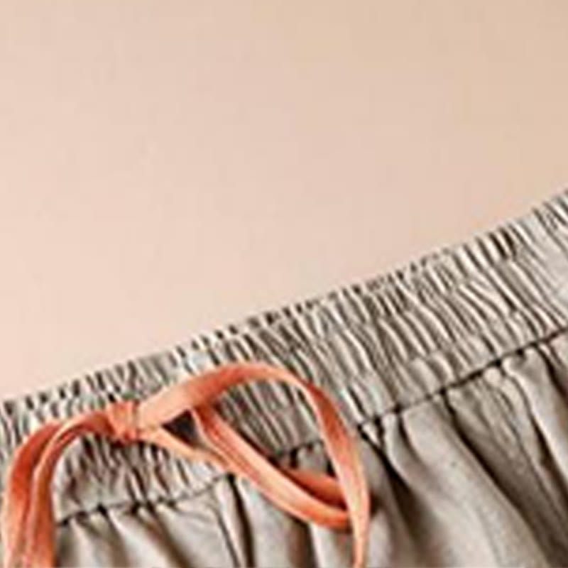 Buddha Stonesカジュアルコットン スリットヘム レディース 7-8丈 ワイドレッグパンツ ポケット付き - image 9