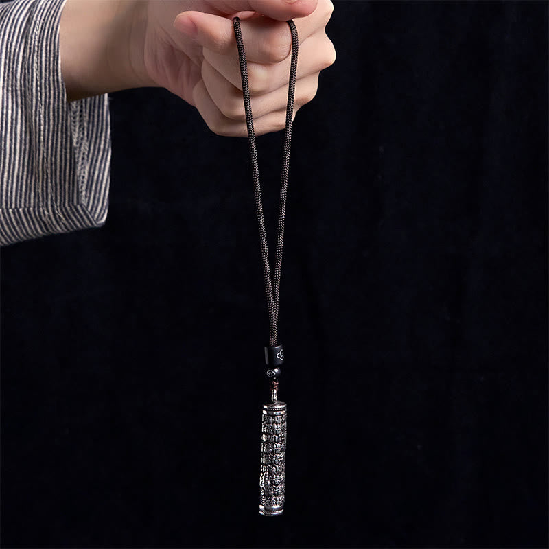 Buddha Stones 銅製フーキャラクタードラゴン柄バランスペンダントネックレス - image 8