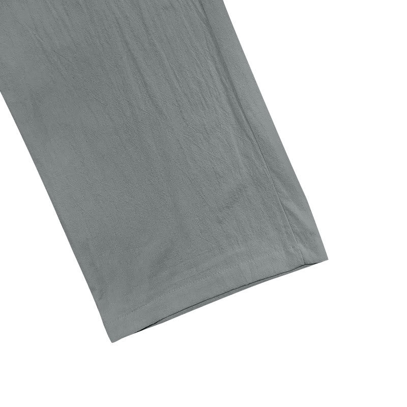 Buddha Stonesカジュアル 無地 ボタン メンズ コットンパンツ ポケット付き - image 17