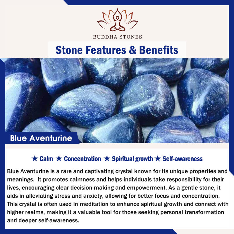 Buddha Stonesカラーアベンチュリン平和のお守りチャームキュアブレスレット - image 8