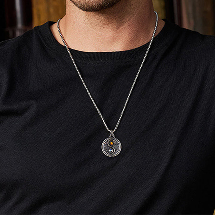 Buddha Stones蛇陰陽シンボル 銅製 富のネックレス ペンダント - image 10