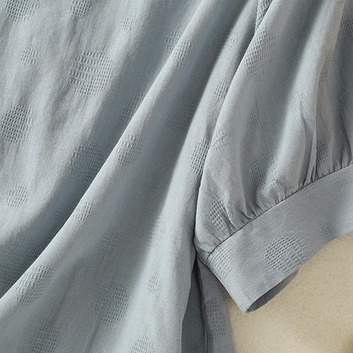 Buddha Stones 2点セット 無地 レディース 半袖シャツ ハーレムパンツ 瞑想服セット - image 4