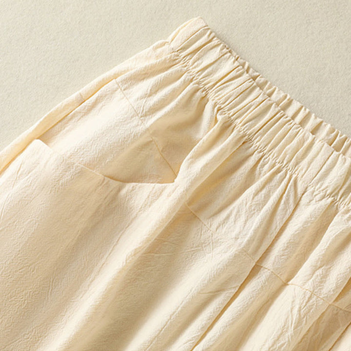 Buddha Stones 2点セット 無地 レディース 半袖シャツ ハーレムパンツ 瞑想服セット - image 11