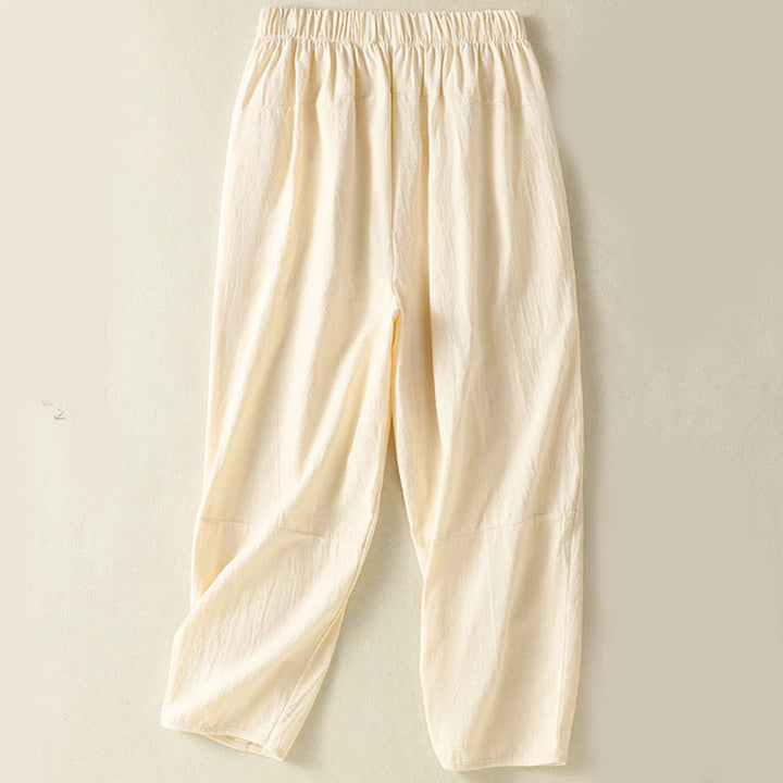 Buddha Stones 2点セット 無地 レディース 半袖シャツ ハーレムパンツ 瞑想服セット - image 9