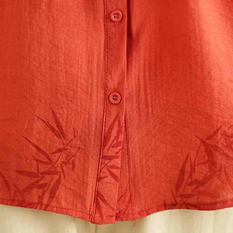 Buddha Stones 2点セット カジュアル レディース 半袖シャツ ハーレムパンツ 瞑想服セット - image 15