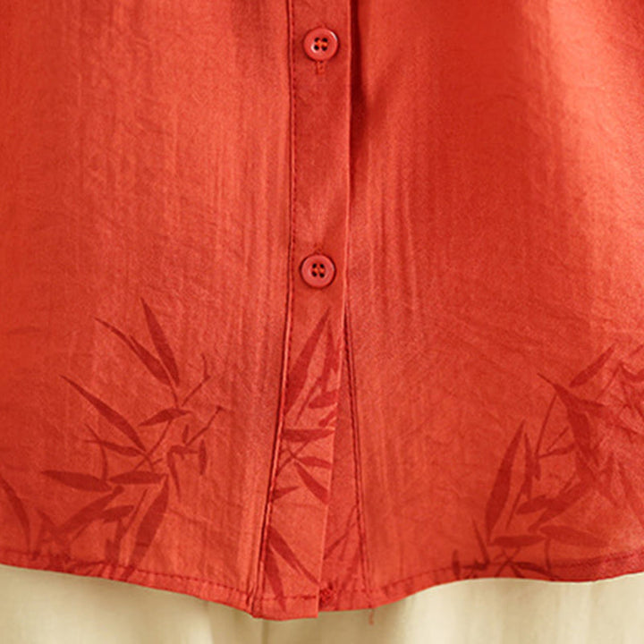 Buddha Stones 2点セット カジュアル レディース 半袖シャツ ハーレムパンツ 瞑想服セット - image 15