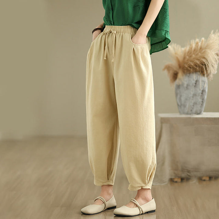 Buddha Stones 2点セット カジュアル レディース 半袖シャツ ハーレムパンツ 瞑想服セット - image 21