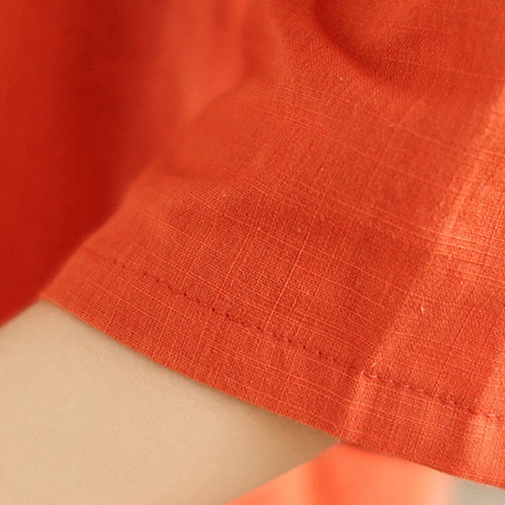 Buddha Stones 2点セット カジュアル レディース スタンドカラー シャツ ゆったりパンツ 瞑想服 セット - image 17