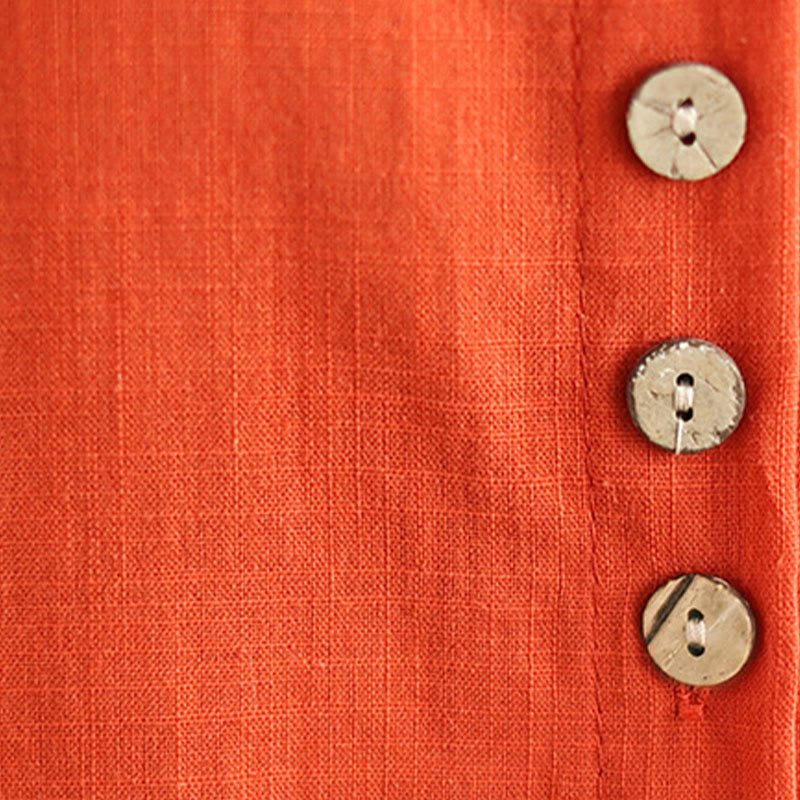 Buddha Stones 2点セット カジュアル レディース スタンドカラー シャツ ゆったりパンツ 瞑想服 セット - image 21
