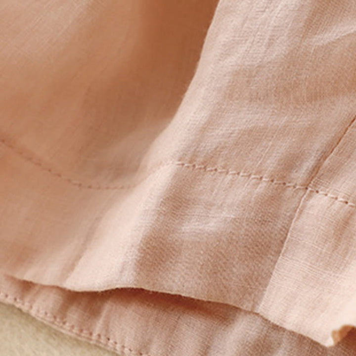Buddha Stones刺繍柄レディースコットンリネンハーレムパンツ（ポケット付き） - image 13