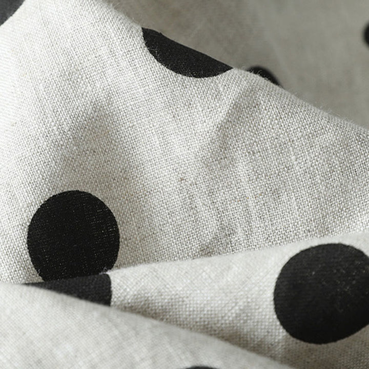 Buddha Stones水玉模様 花柄 レディース コットンリネン ハーレムパンツ ポケット付き - image 6