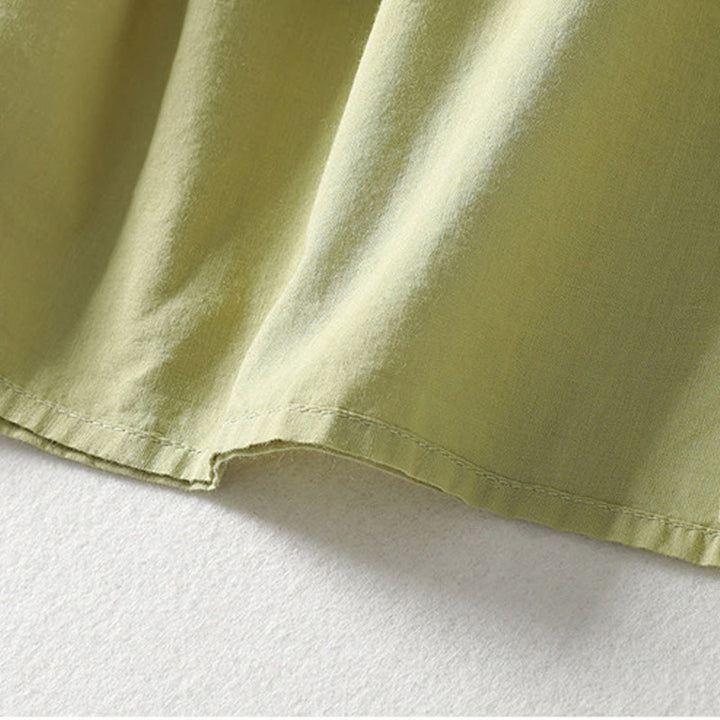 Buddha Stonesカジュアル ドローストリング コットンリネン アンクル丈 レディース ワイドレッグパンツ ポケット付き - image 22