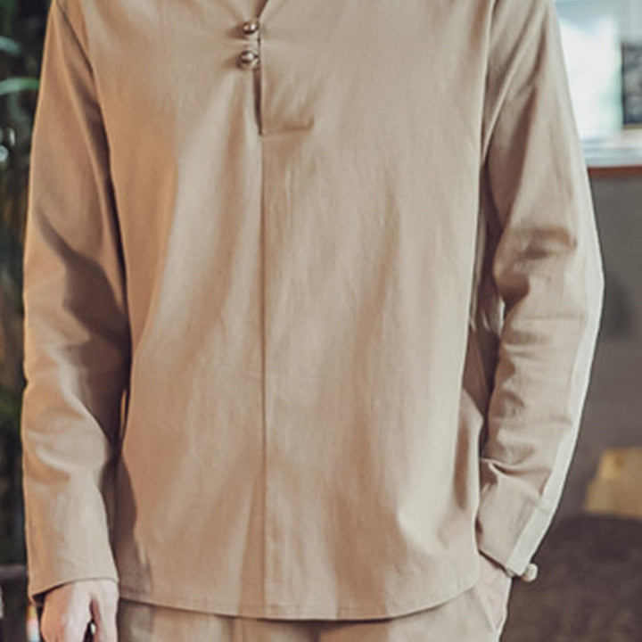 Buddha Stonesコットンシャツ 足首丈パンツ ポケット付き メンズ 瞑想用クロスセット 2点セット - image 34