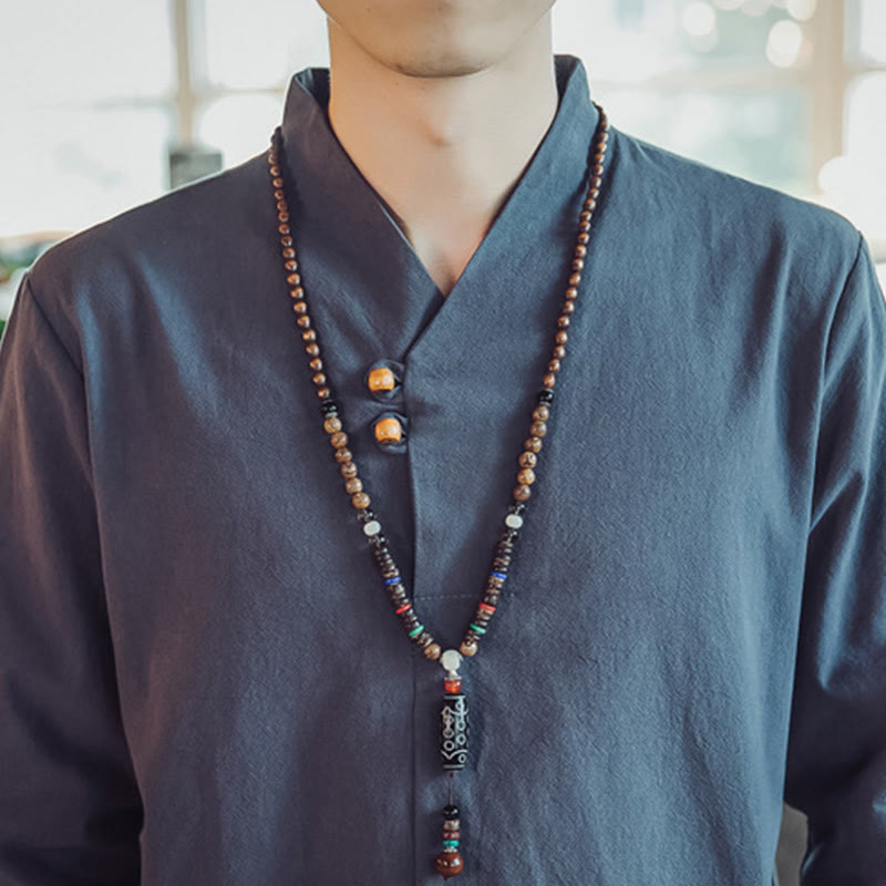Buddha Stonesコットンシャツ 足首丈パンツ ポケット付き メンズ 瞑想用クロスセット 2点セット - image 44