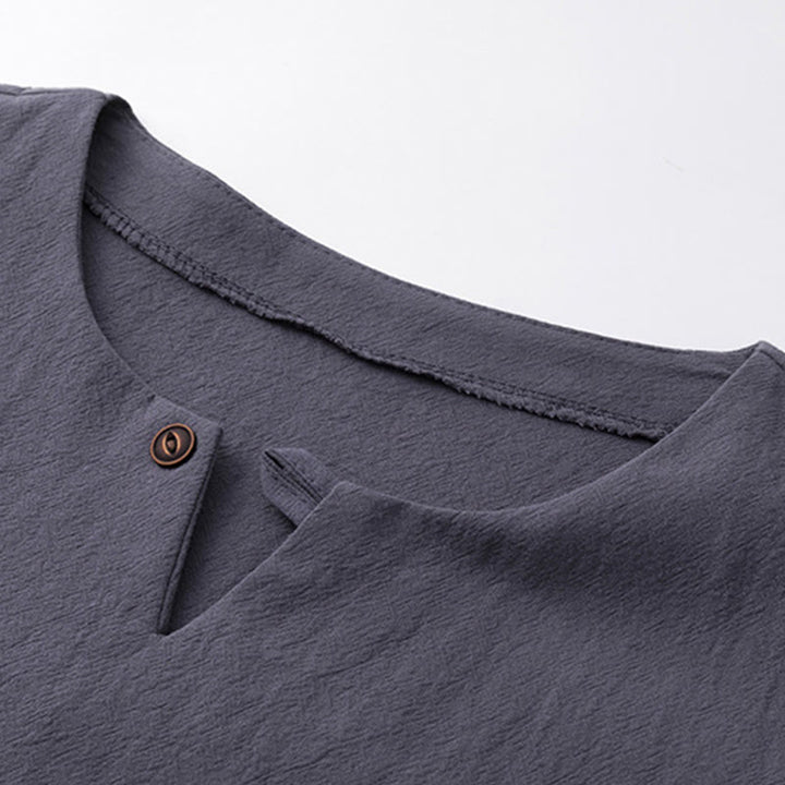 Buddha Stones2点セット 漢字鶴柄 コットンシャツパンツ ポケット付き メンズ 瞑想用布セット - image 22