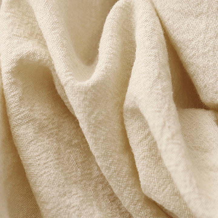 Buddha Stonesカジュアル サイドスリットデザイン コットン レディース ワイドレッグ 7-8丈パンツ ポケット付き - image 6