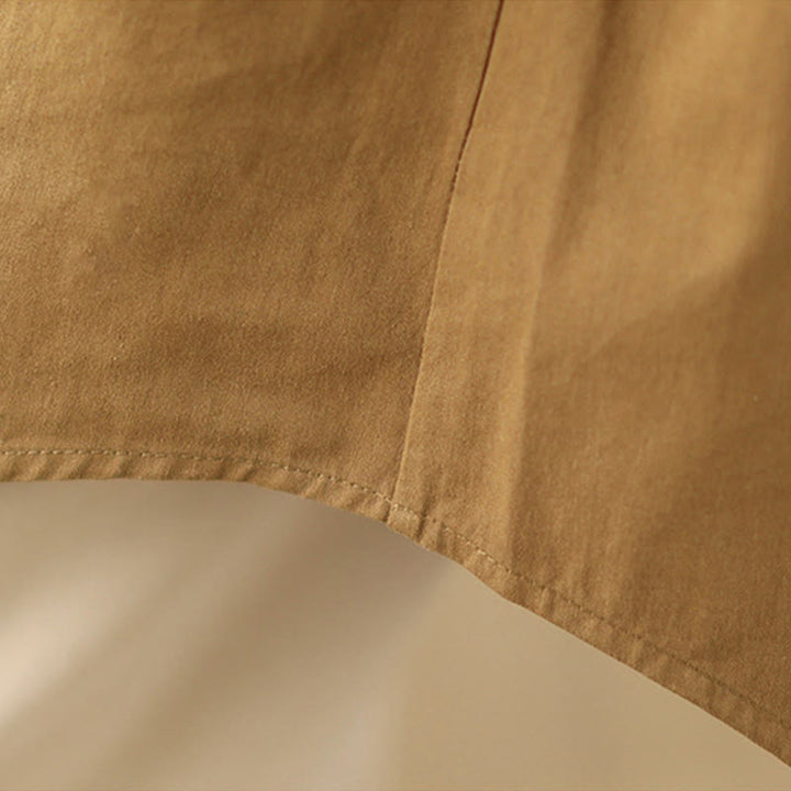 Buddha Stonesカジュアル通勤用ドローストリングパーカー レディース コットンリネン ジャケット ポケット付き - image 15