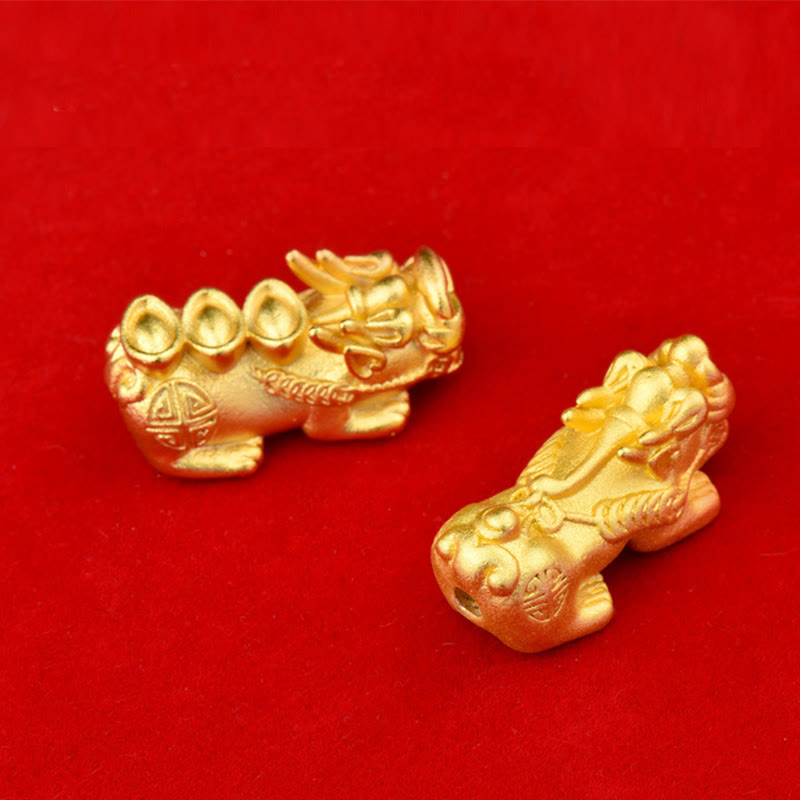 Buddha Stones風水 銅製PiXiu黒曜石 ビーズ開運財運ブレスレット - image 22