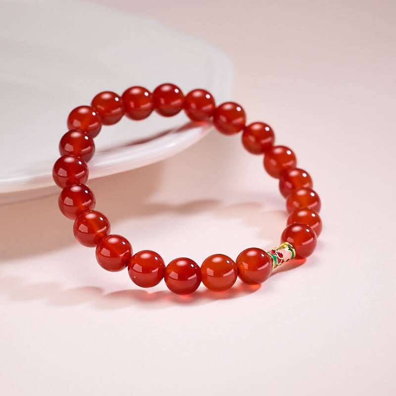 Buddha Stones天然赤鯉自信ブレスレット - image 7