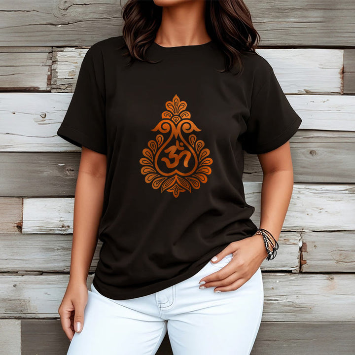 Buddha StonesひょうたんOMシンボルデザインTシャツ - image 8