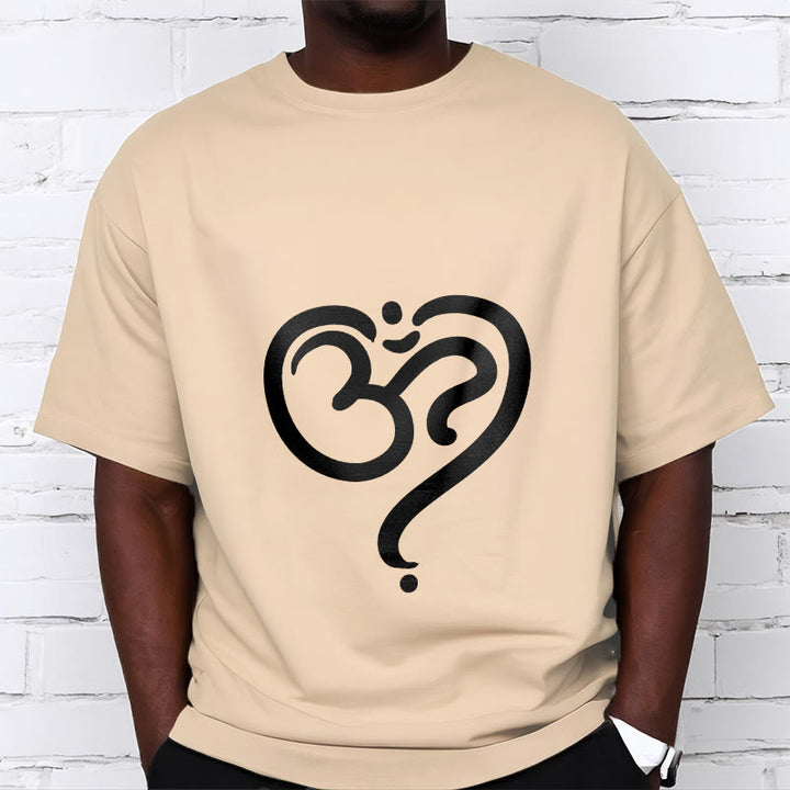 Buddha StonesラブハートOMシンボルデザインTシャツ - image 13