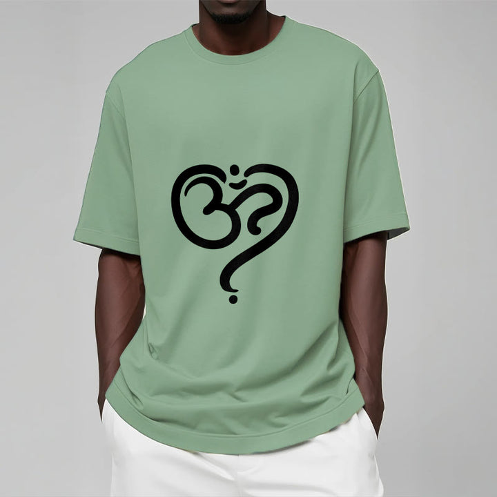 Buddha StonesラブハートOMシンボルデザインTシャツ - image 19