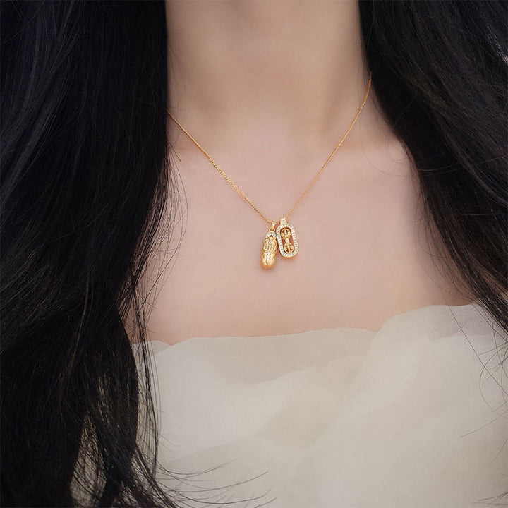 Buddha Stones925 スターリングシルバー ミニ 貔貅 ドルジェ ヴァジュラ 富のネックレス ペンダント - image 3