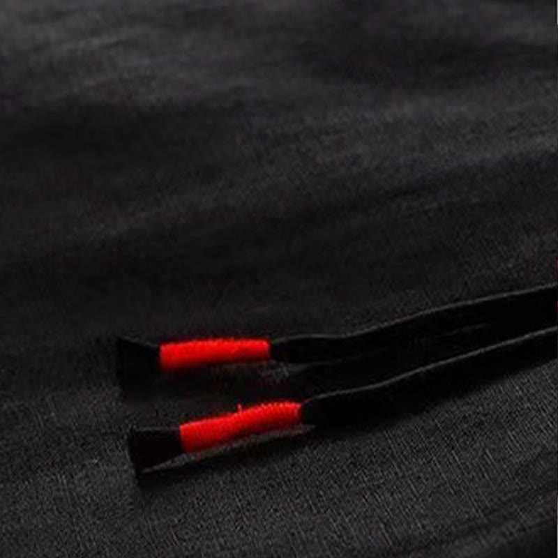 Buddha Stonesカジュアル 無地 ワンボタン レディース カプリ ワイドレッグ パンツ ポケット付き - image 9