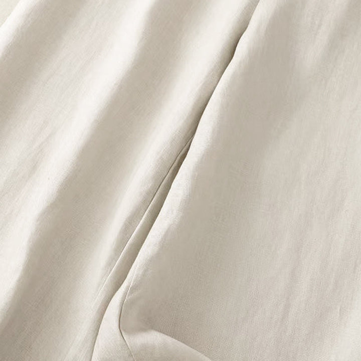 Buddha Stonesカジュアル 無地 ワンボタン レディース カプリ ワイドレッグ パンツ ポケット付き - image 17