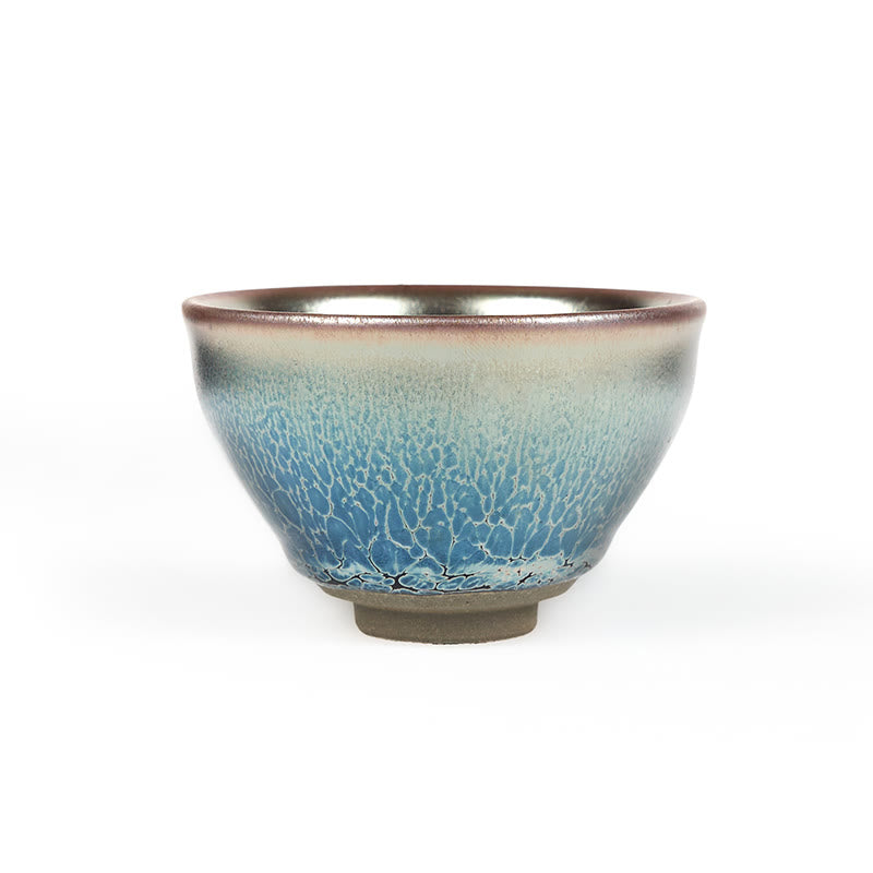 Buddha Stones手作り中国剣占蓮青陶器ティーカップカンフーティーカップ150ml - image 9