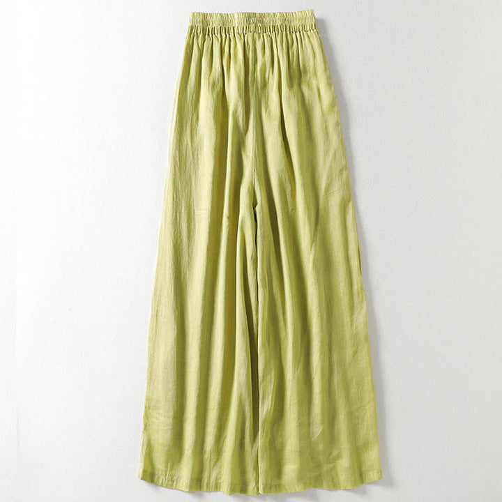 Buddha Stones無地 レースアップ レディース ワイドレッグパンツ - image 11