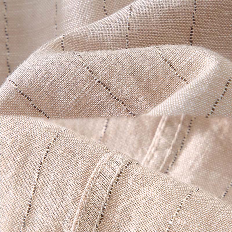 Buddha Stonesデイリータンスーツ メンズ ストライプ柄 コットンリネン 長袖シャツ - image 9