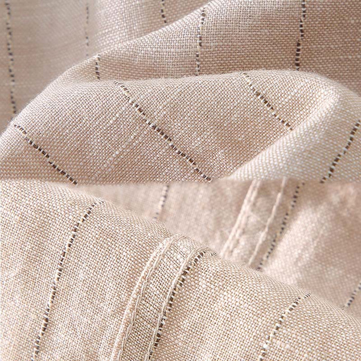 Buddha Stonesデイリータンスーツ メンズ ストライプ柄 コットンリネン 長袖シャツ - image 9