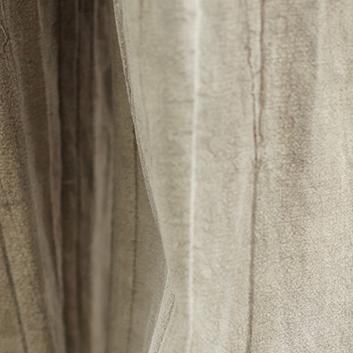 Buddha Stonesカジュアル タン レディース コットン 伸縮性ウエスト ワイドレッグパンツ ポケット付き - image 9