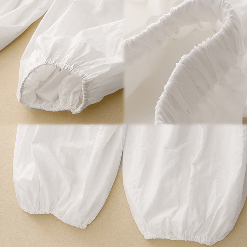 Buddha Stonesカジュアル シンプルデザイン レディース コットン ハーレムパンツ ポケット付き - image 11