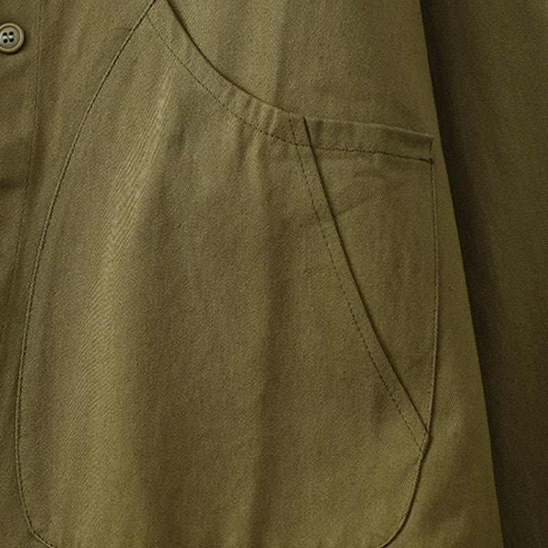 Buddha Stones無地 長袖 レディース コットンジャケット ポケット付き - image 20